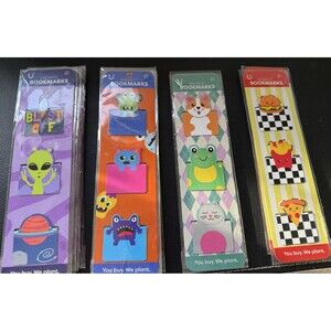 51 Pcs Magnetic Bookmarks - Great collection for a classroom or reading project.